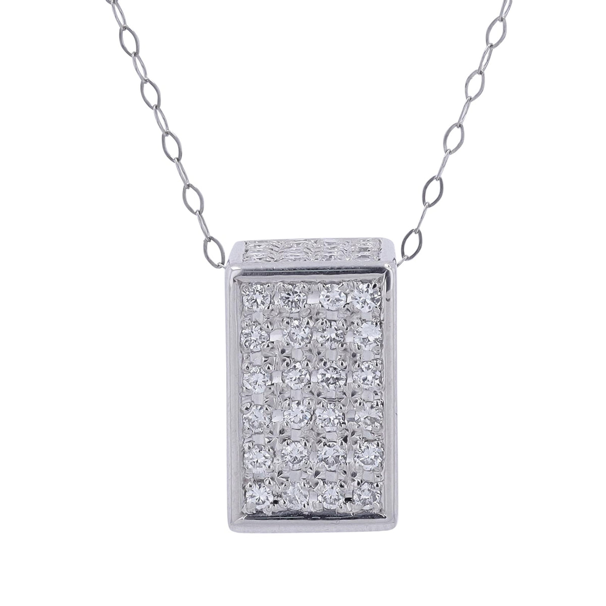PT900 1.22 CTW Diamond Pendant