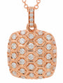 14K EFFY RG .63 CTW Diamond Pendant