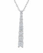 10K WG .25 CTW Diamond Pendant