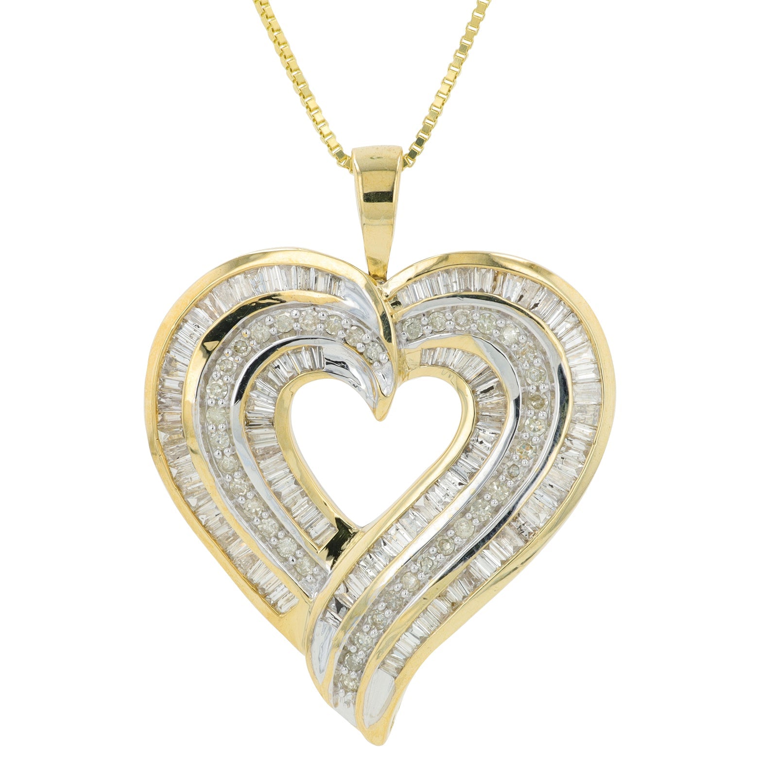 10K 2 CT Diamond Heart <p><strong>More Colors Available</p></strong>