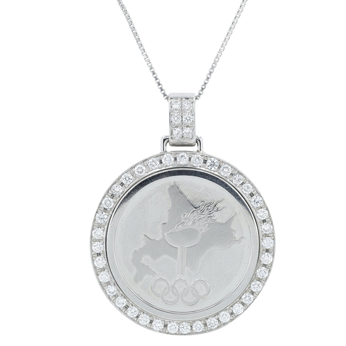 PT850/PT900/PT1000 1972 Sapporo Olympic Coin Pendant