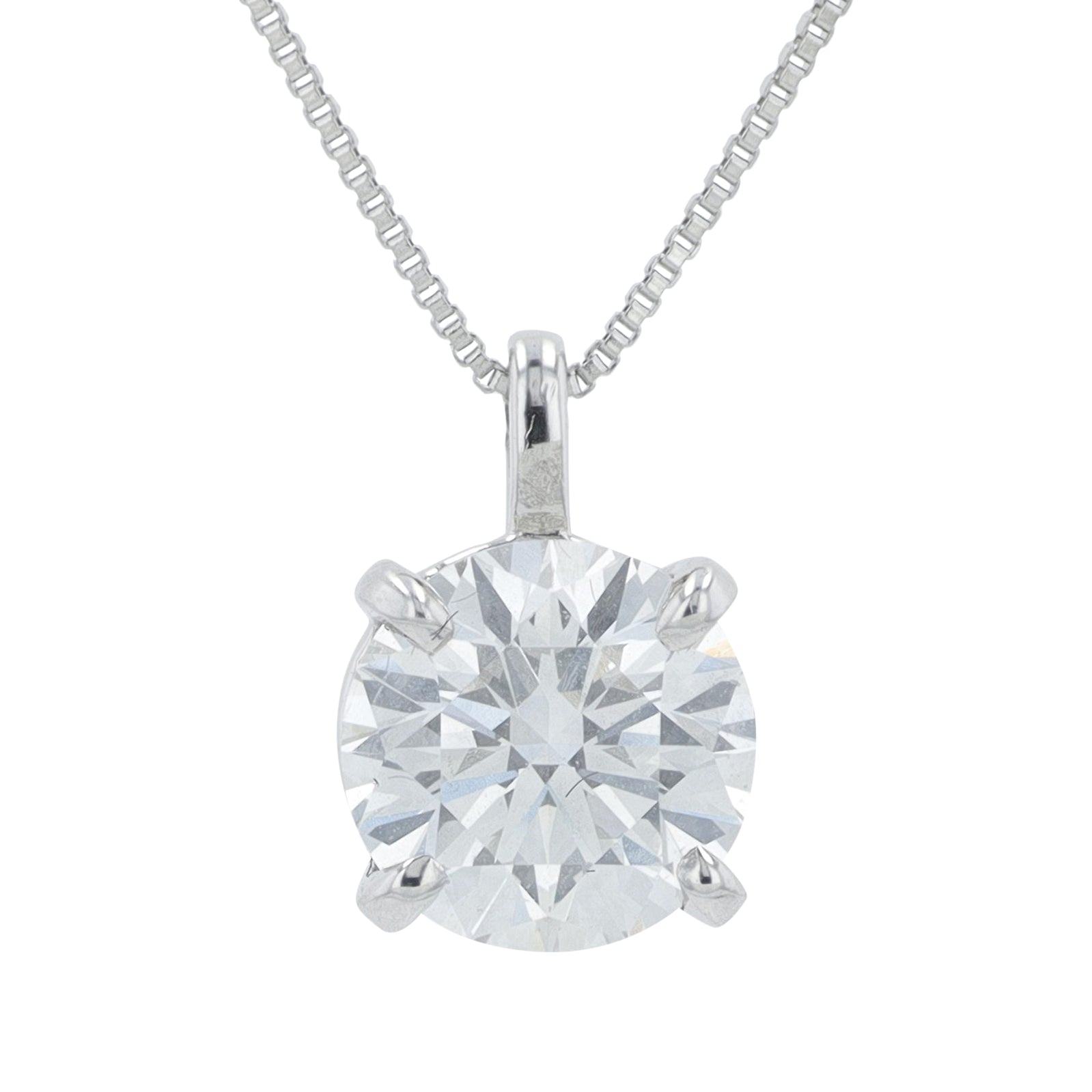 PT850/PT900 .81 CT Diamond Solitaire Pendant
