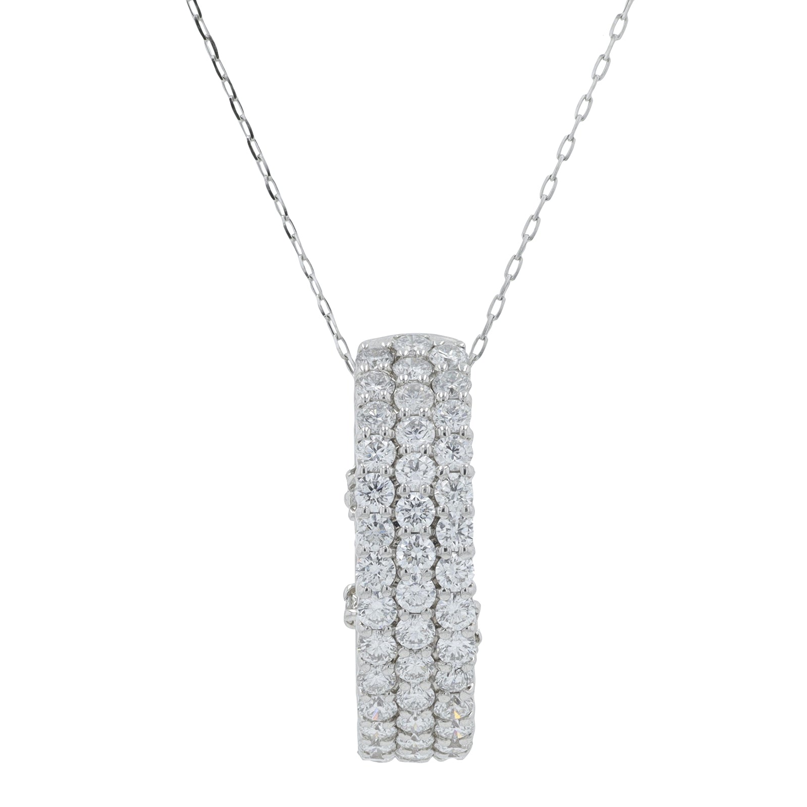 PT900 1.056 CTW Diamond Pendant