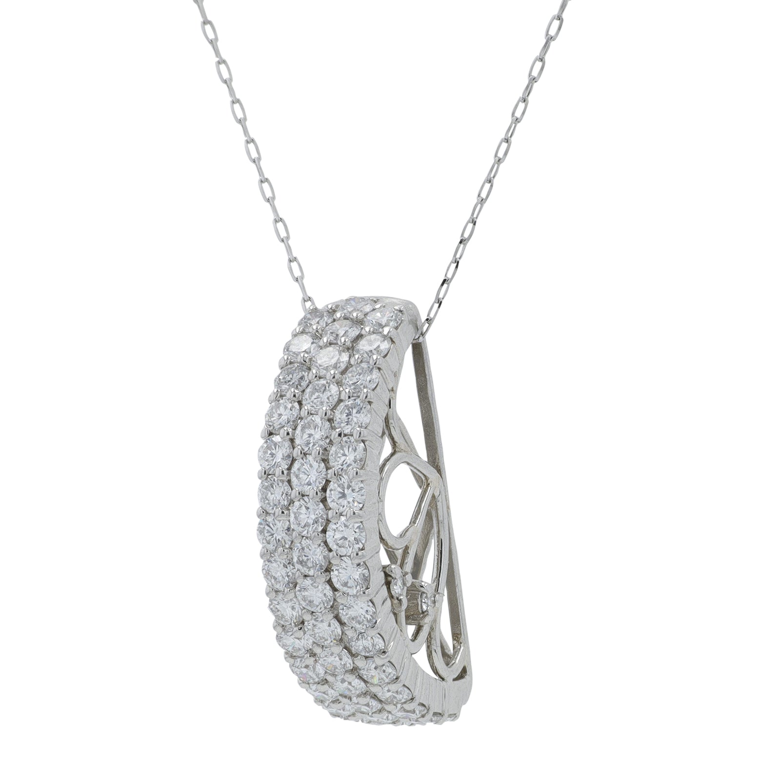 PT900 1.056 CTW Diamond Pendant