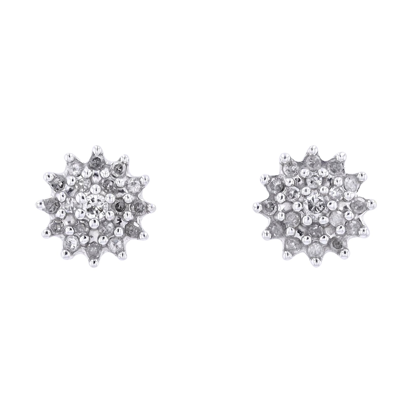 10K WG 1/3 CTW Diamond Studs
