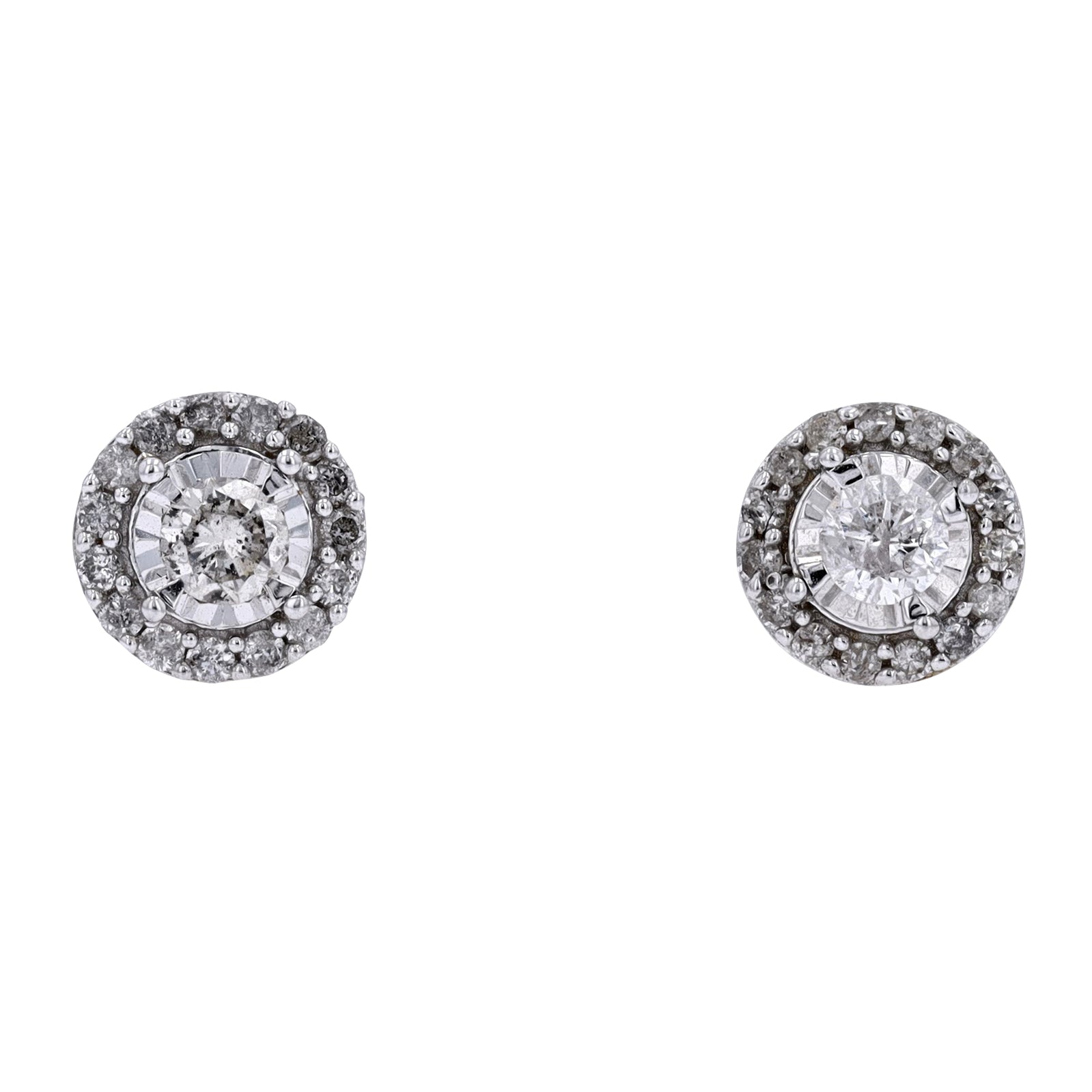 10K Double Halo Studs<p><strong>More Colors Available</p></strong>