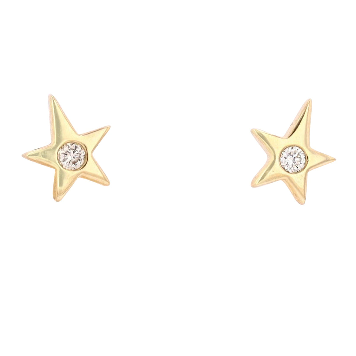 14K Diamond Star Studs<p><strong>More Colors Available</p></strong>