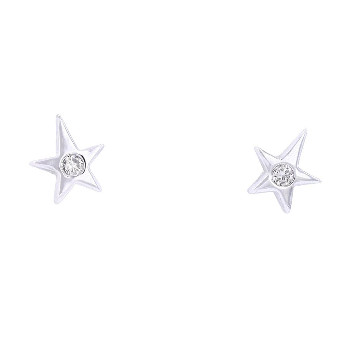 14K Diamond Star Studs<p><strong>More Colors Available</p></strong>