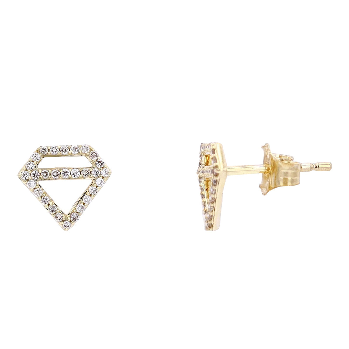 14K Diamond Studs<p><strong>More Colors Available</p></strong>