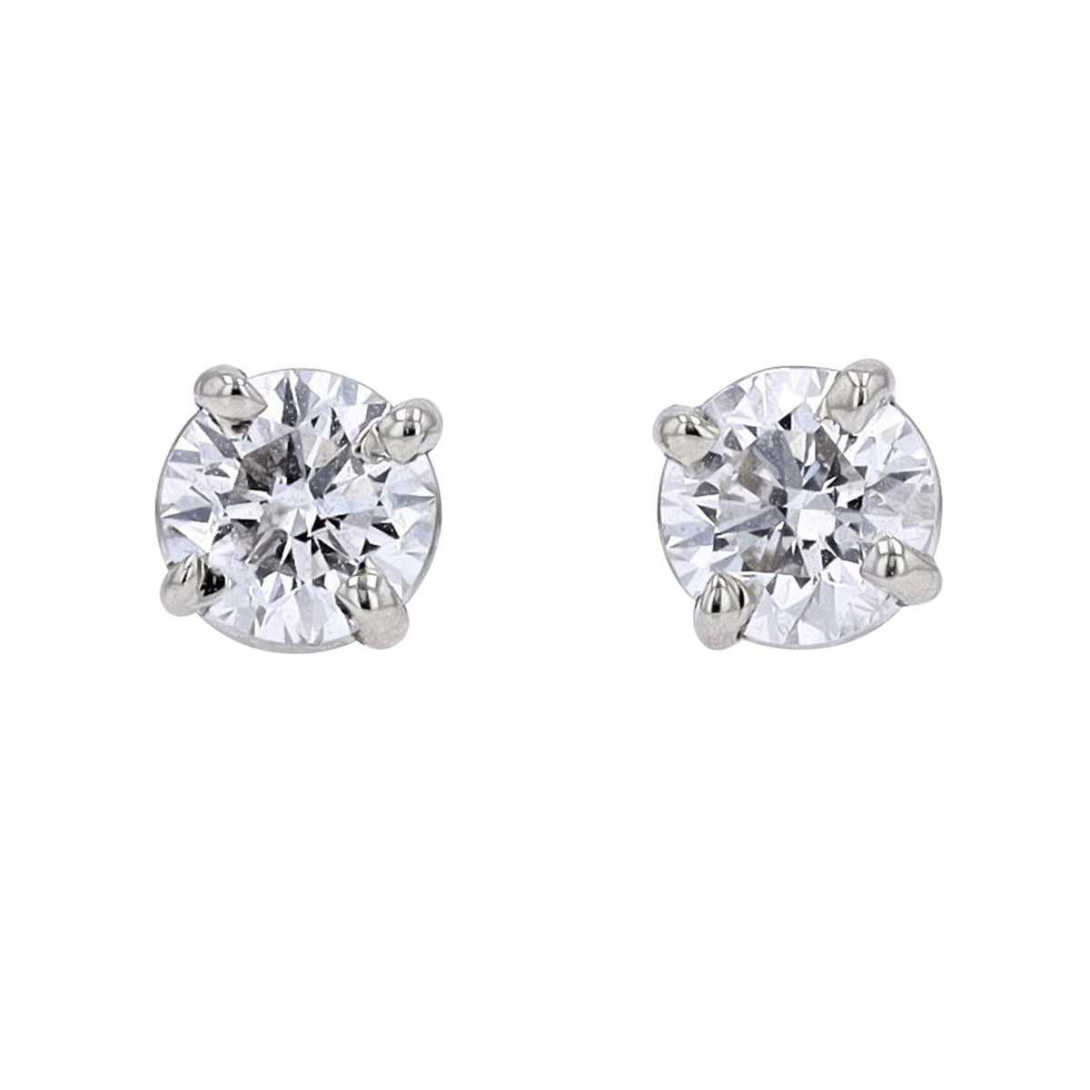 14K WG 2 CT Diamond Studs