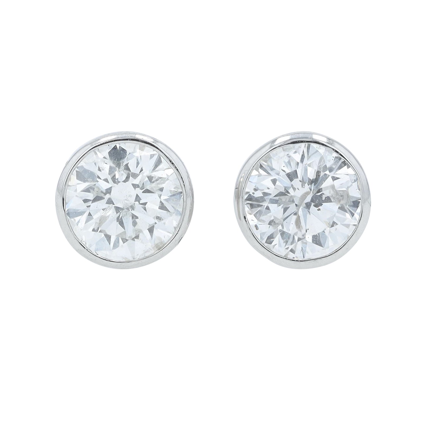 PT900 2.03 CTW RBC Diamond Studs