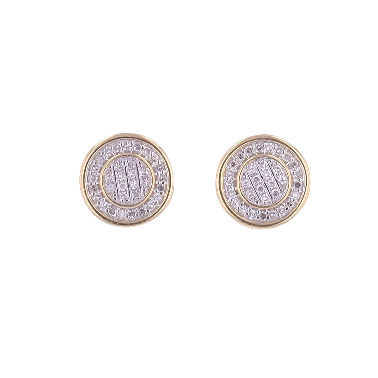 14K .20 CTW Diamond Circle Studs<p><strong>More Colors Available</p></strong>