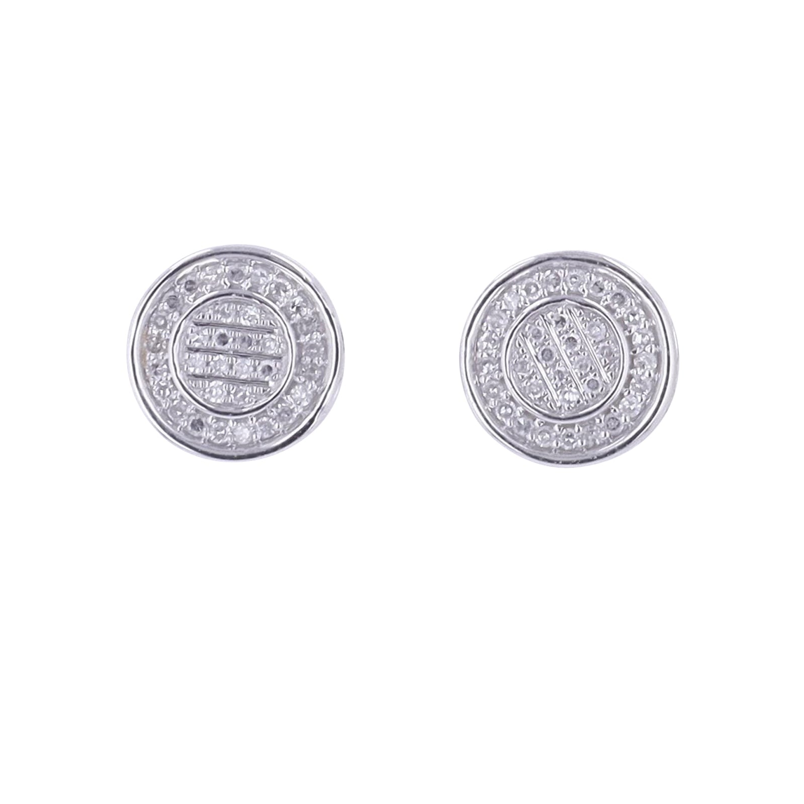 14K .20 CTW Diamond Circle Studs<p><strong>More Colors Available</p></strong>