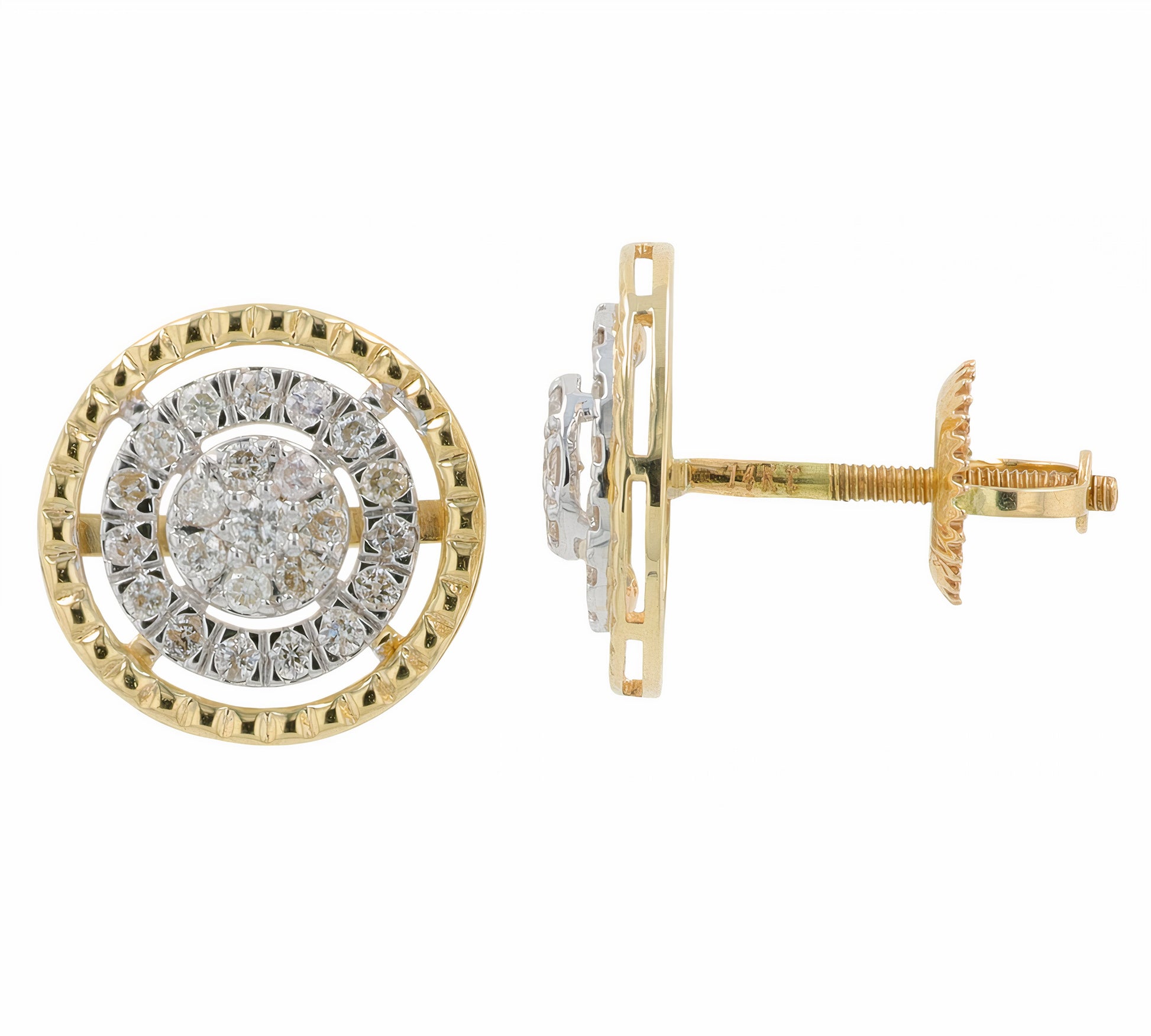 14K YG .50 CTW Diamond