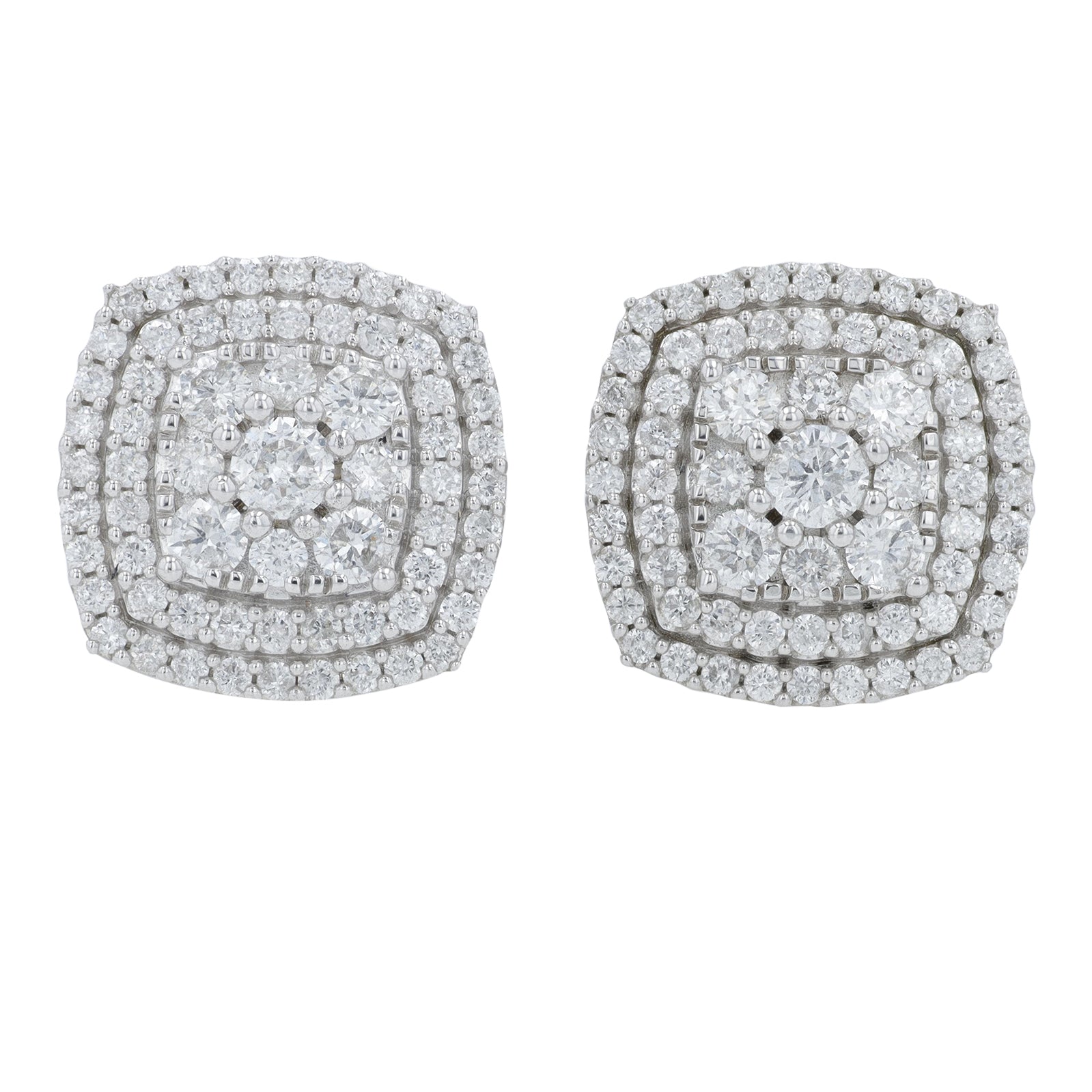 10K WG 1 CTW Diamond Studs
