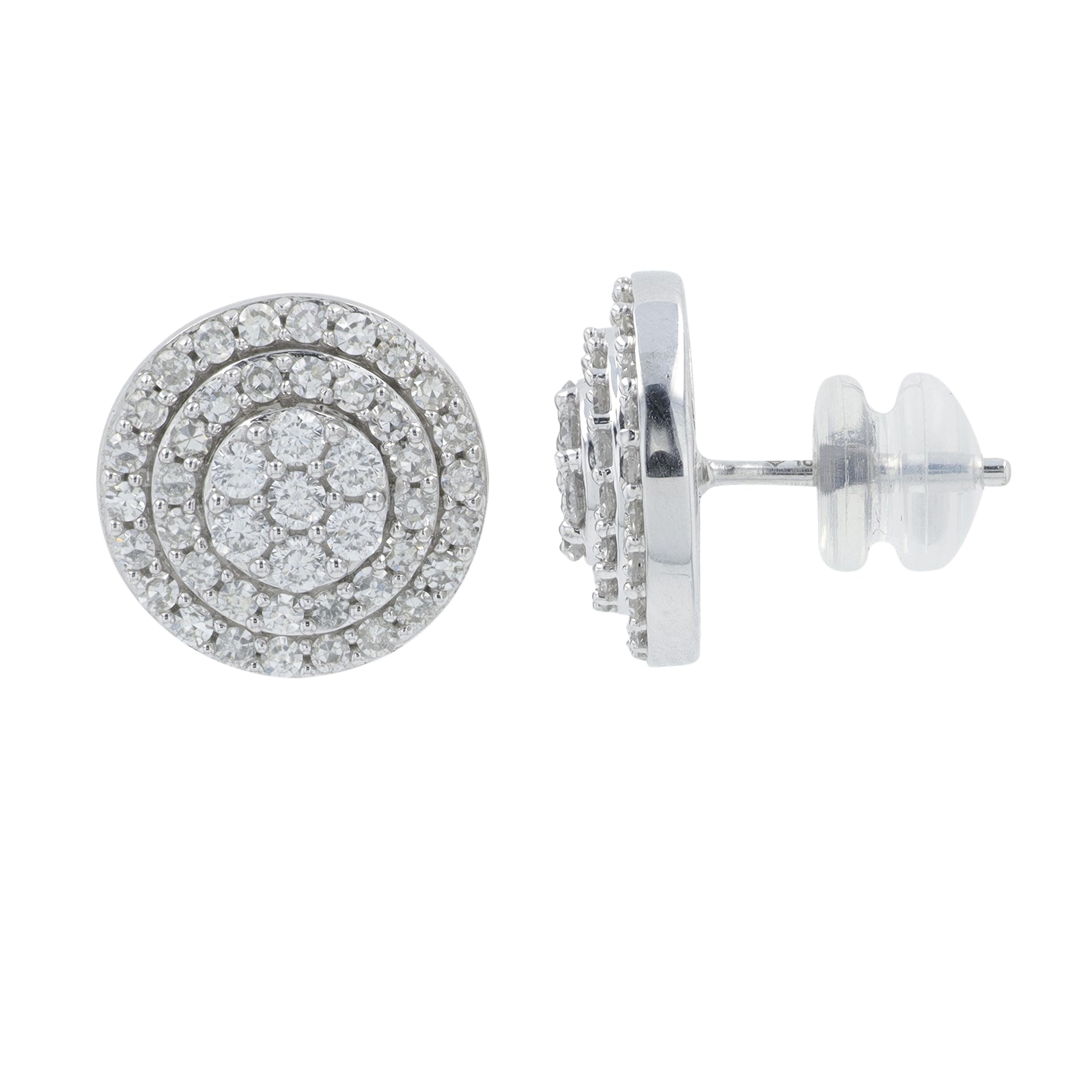10K WG 1 CTW Diamond Studs