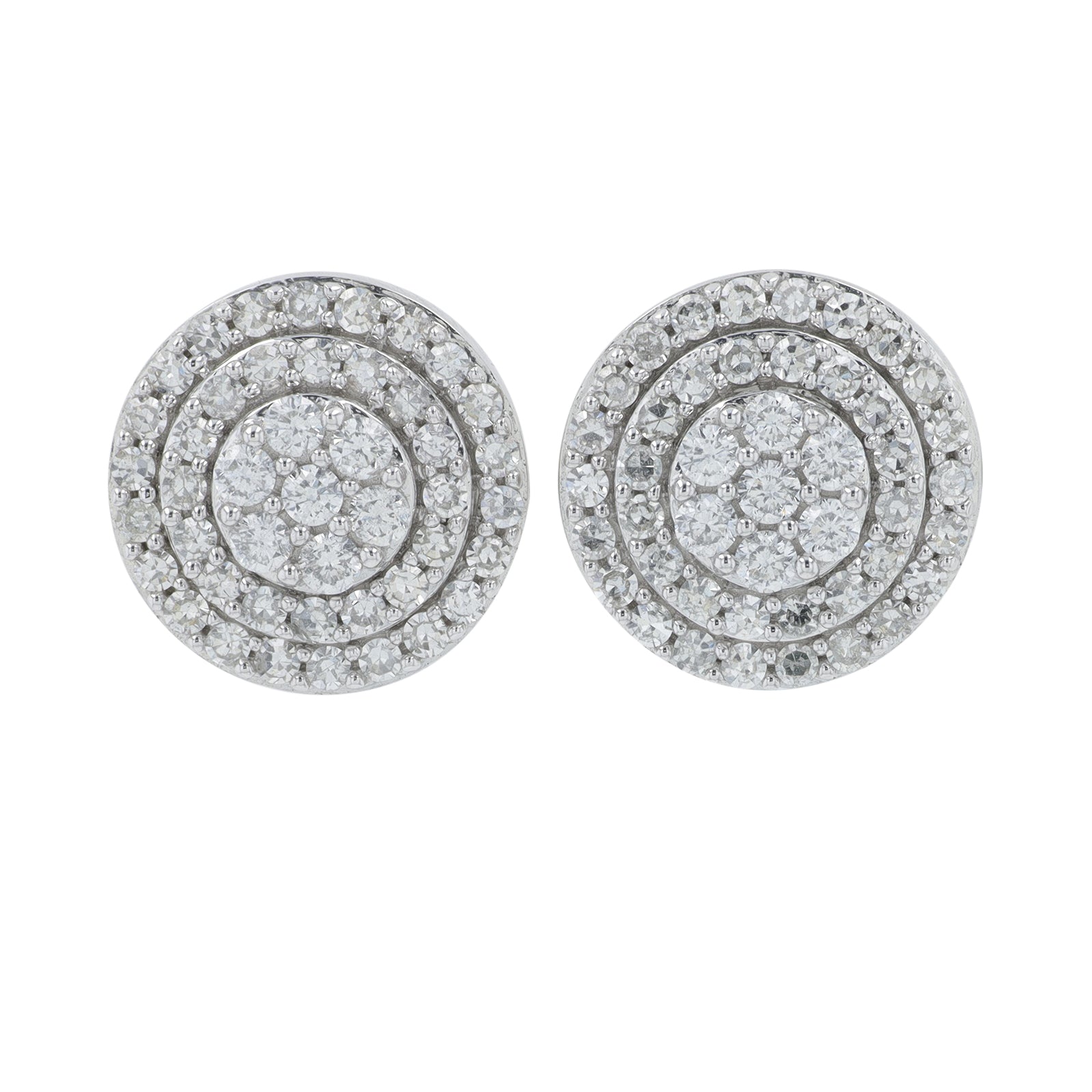 10K WG 1 CTW Diamond Studs