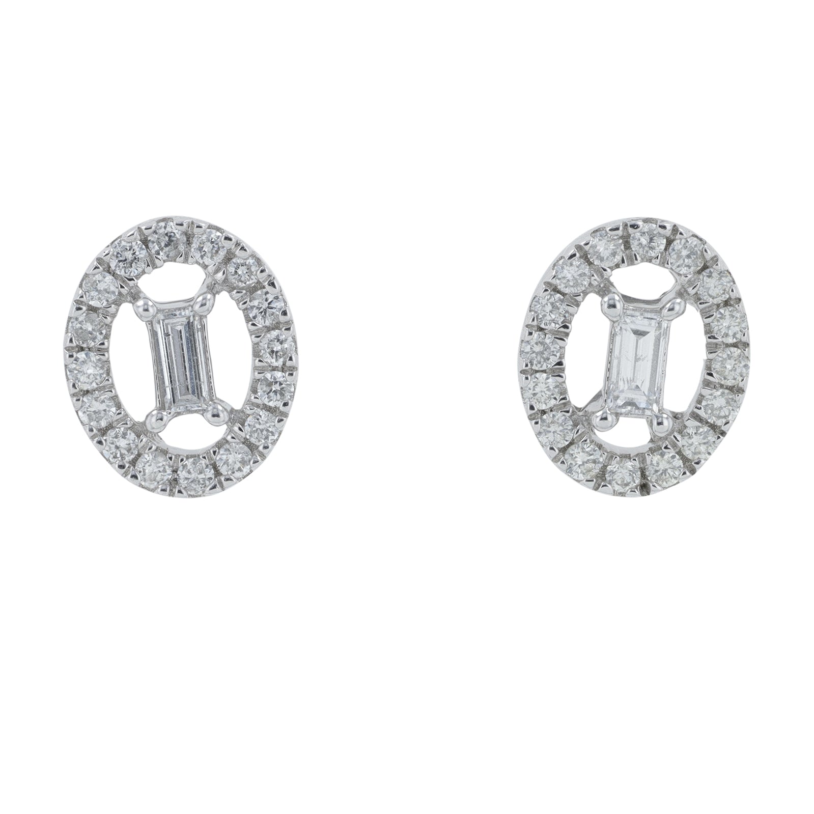 10K WG .25 CTW Diamond Studs