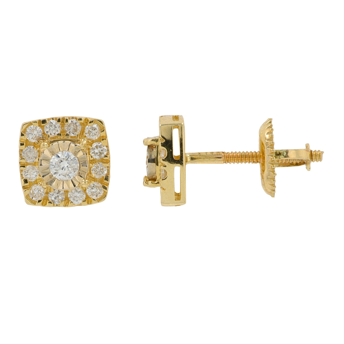 14K .50 CTW Diamond Studs<p><strong>More Colors Available</p></strong>