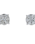 10K WG .33 CTW Diamond Stud