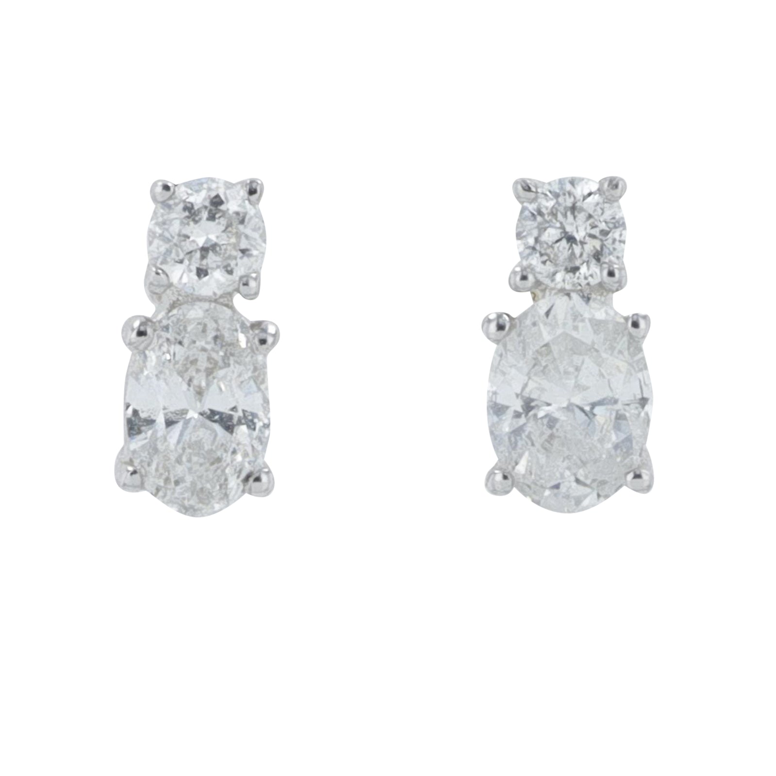 10K WG .25 CTW Diamond Stud