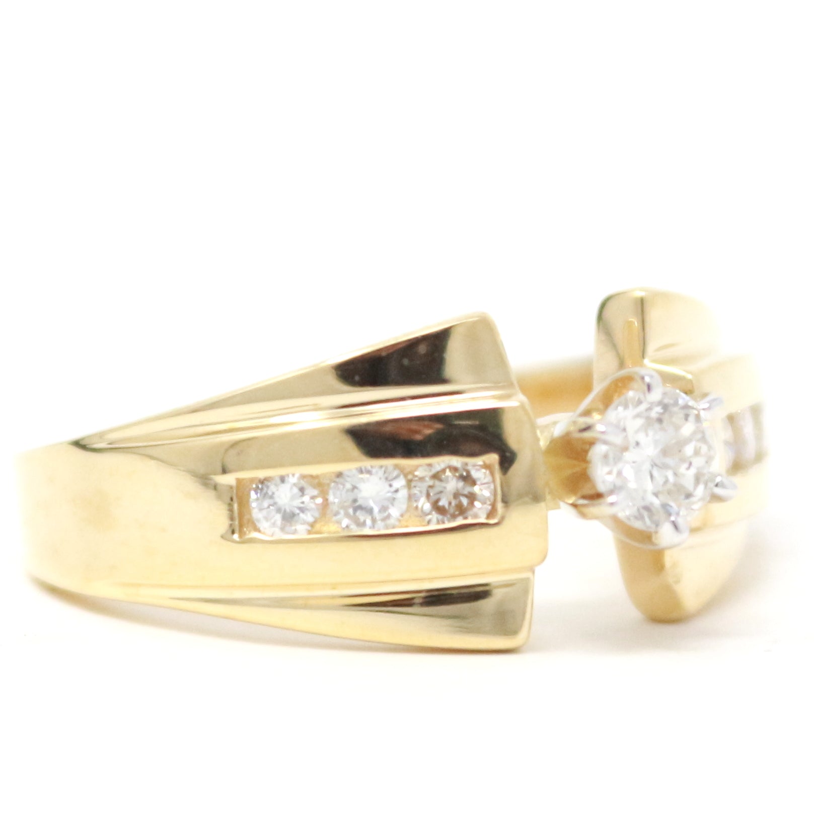 14K YG Solitaire Engagement Ring