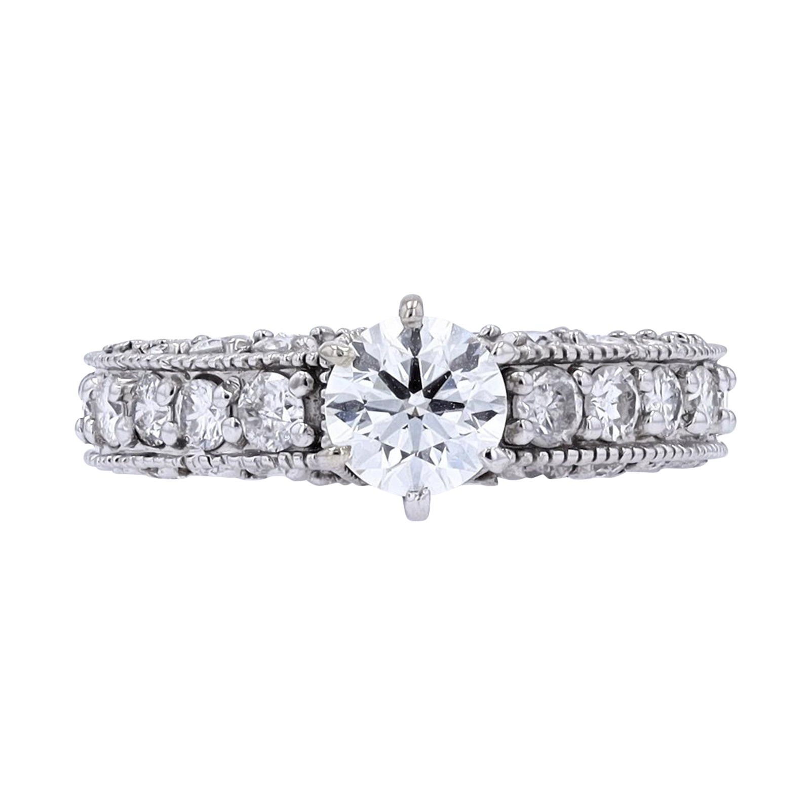 14K WG 2 CTW Engagement Ring