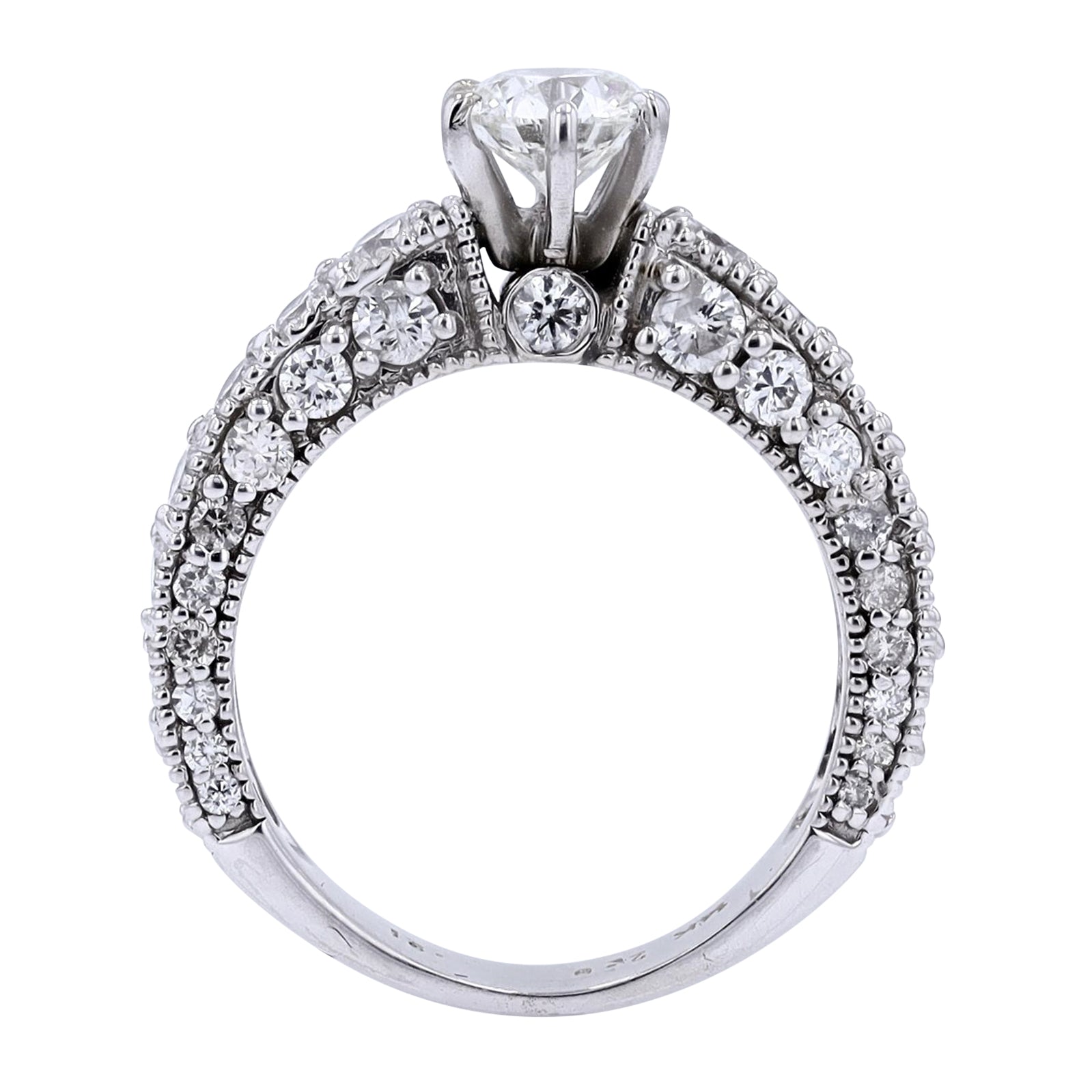 14K WG 2 CTW Engagement Ring