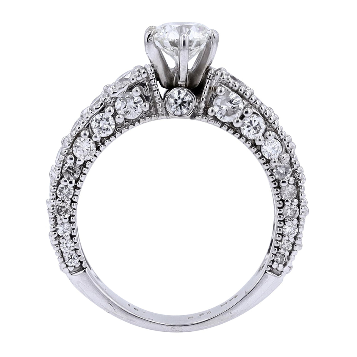 14K WG 2 CTW Engagement Ring