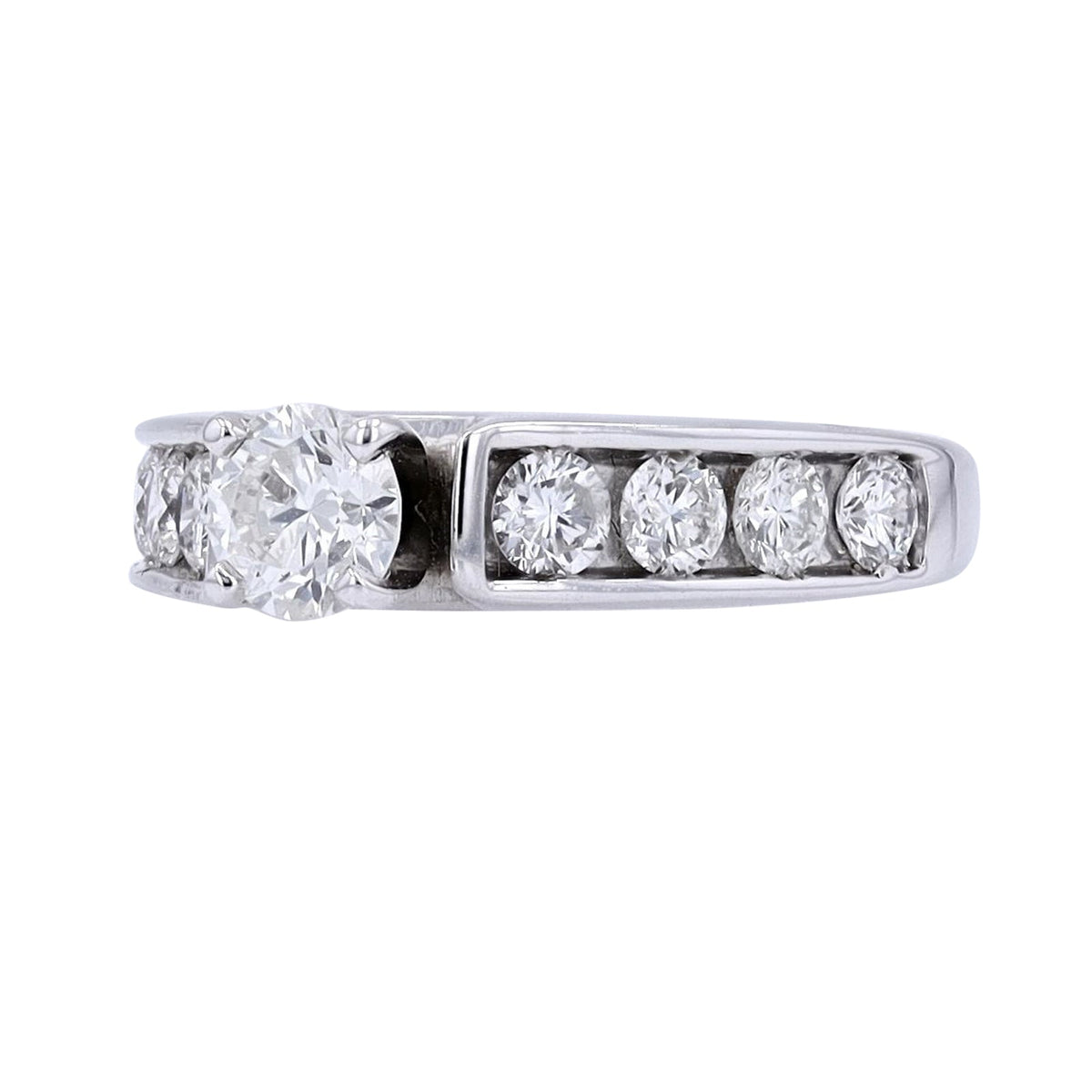 14K WG .60 CTR Diamond Engagement Ring