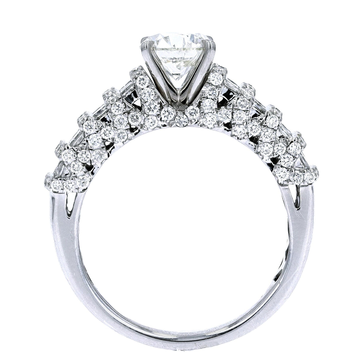 14K WG 1 CTR Engagement Ring