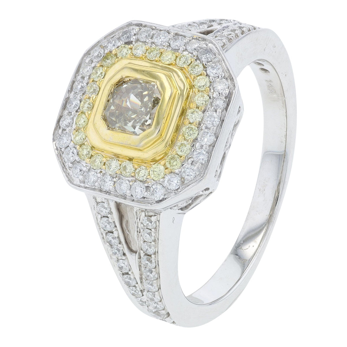 14K WG 1 CT Diamond Ring