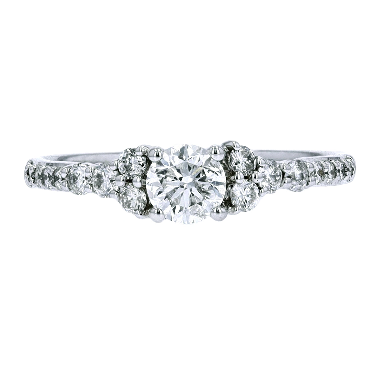 14K WG 2/5 CTR Engagement Ring
