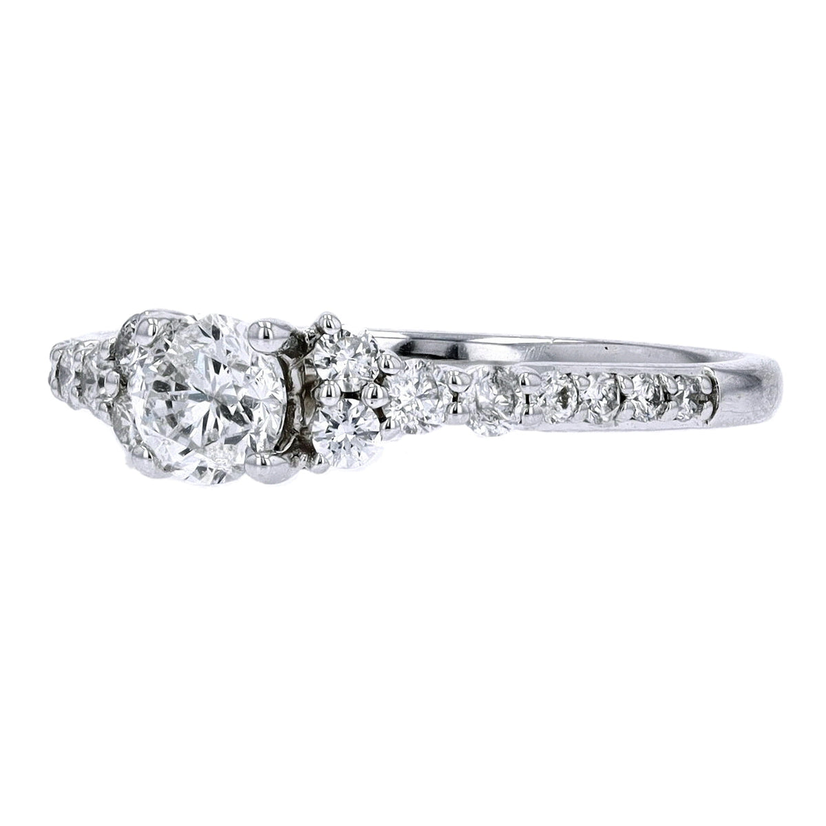 14K WG 2/5 CTR Engagement Ring