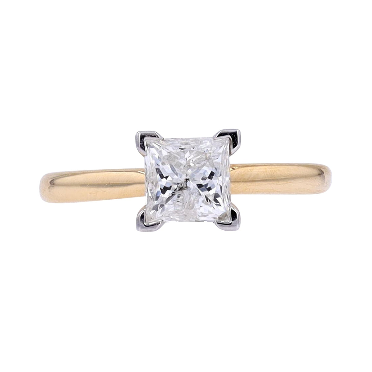 14K YG 1 CT Diamond Engagement Ring