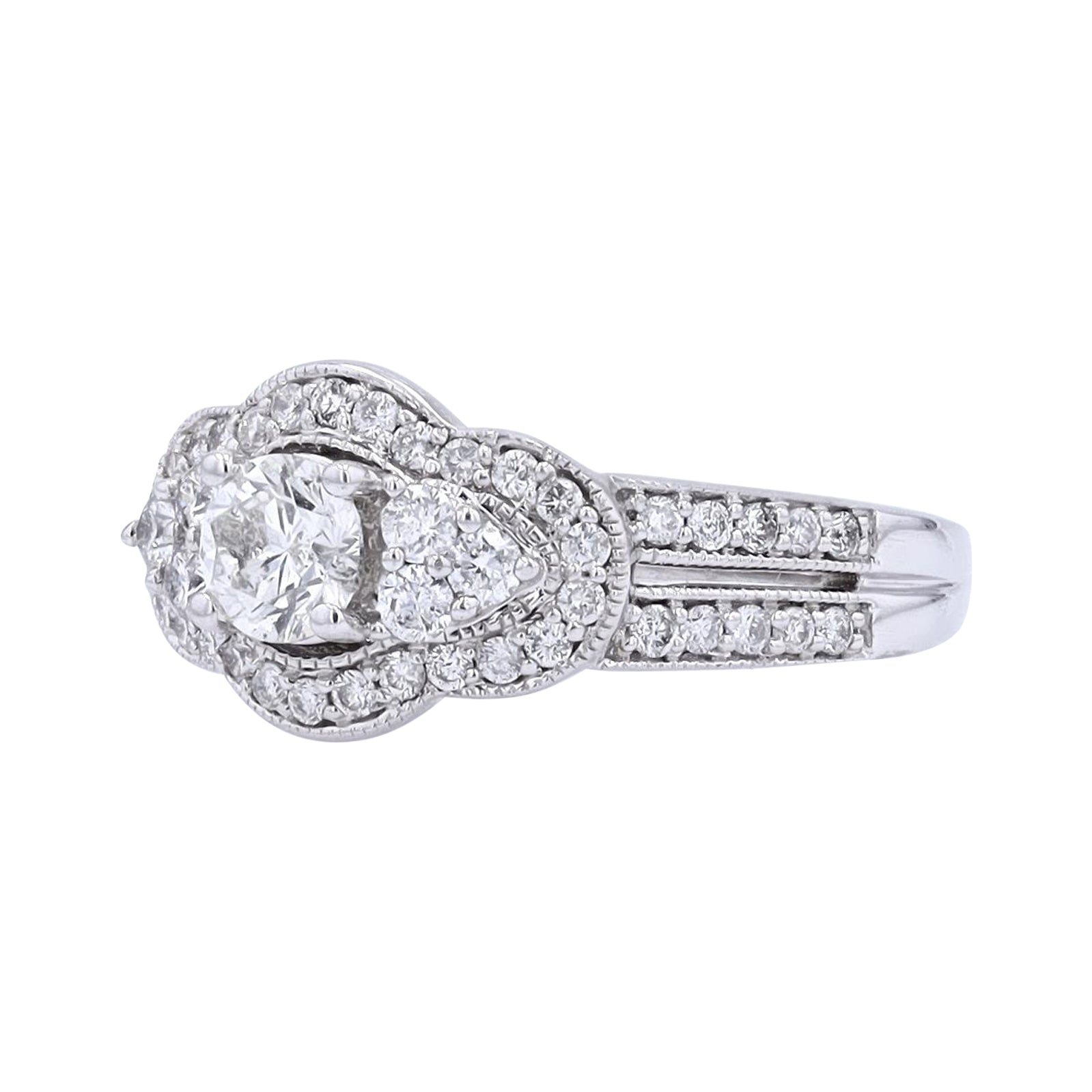 14K WG 1/2 CTR Engagement Ring