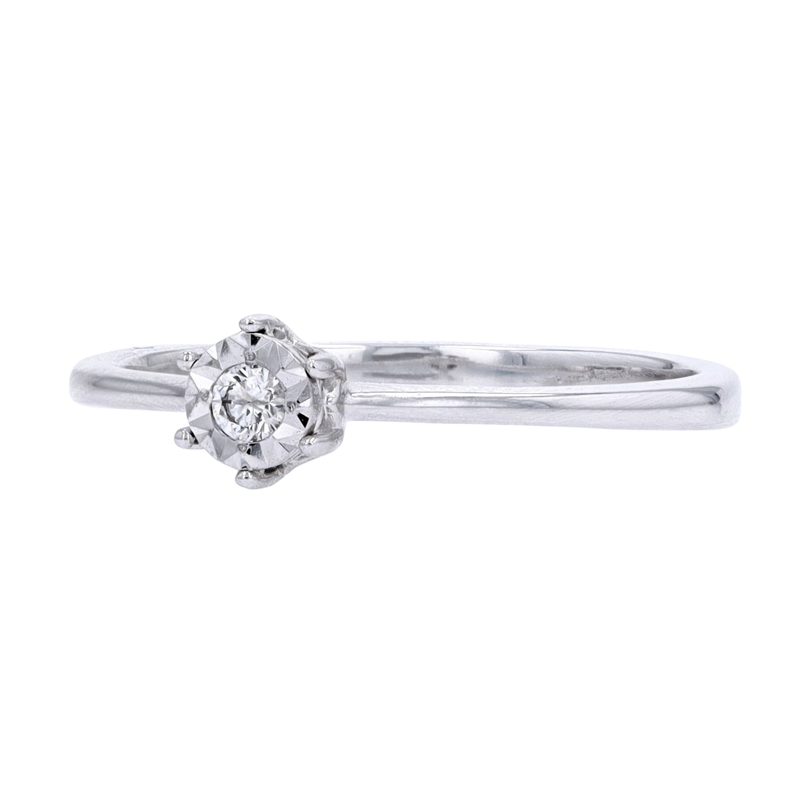 14K Miracle Set Solitaire Ring<p><strong>More Colors Available</p></strong>