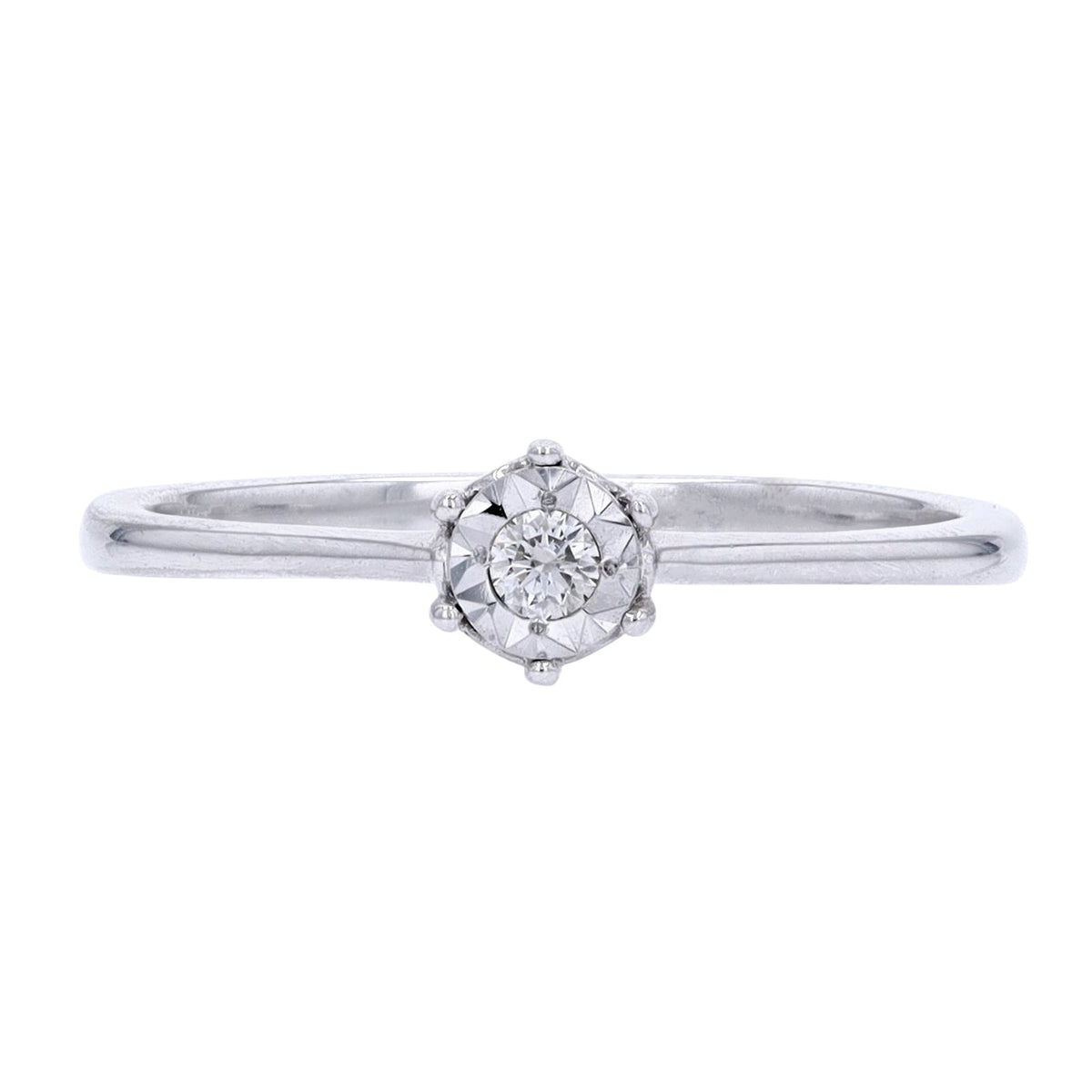 14K Miracle Set Solitaire Ring<p><strong>More Colors Available</p></strong>