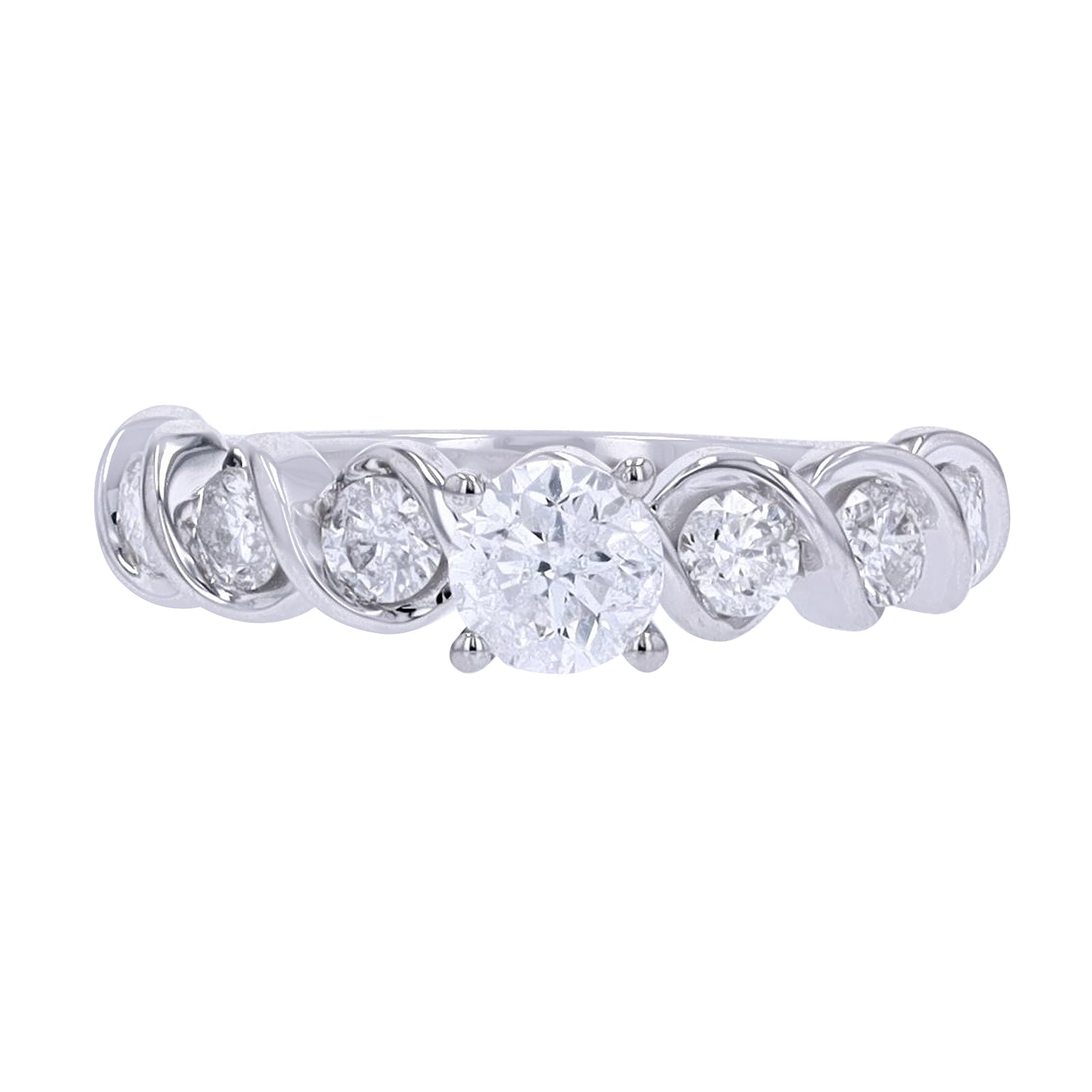14K WG 1/2 CTR Engagement Ring