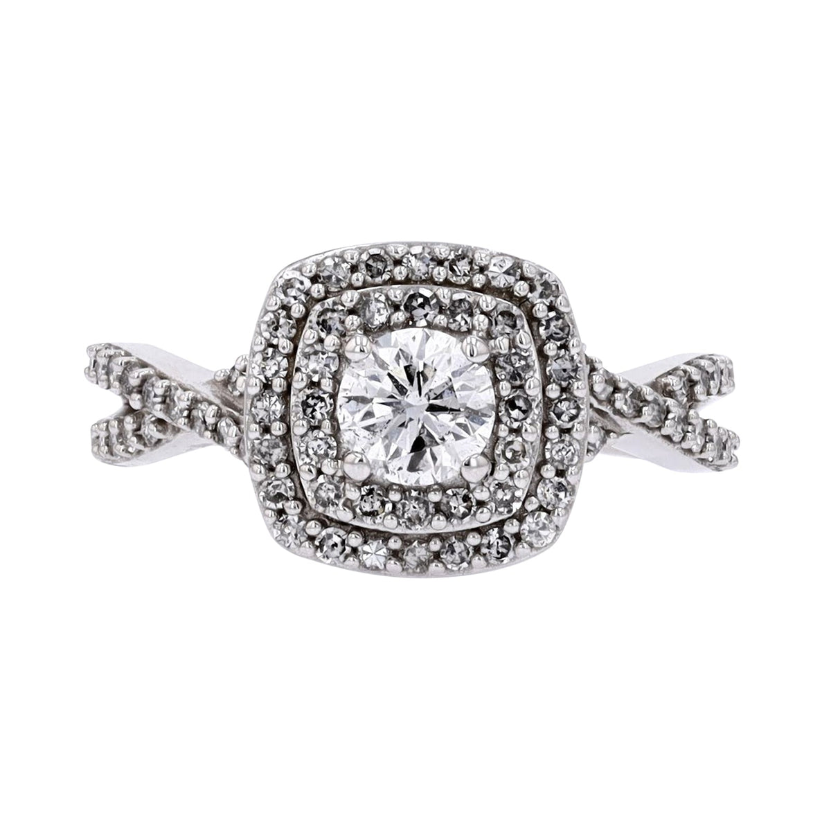 14K WG 1/2 CTR Engagement Ring