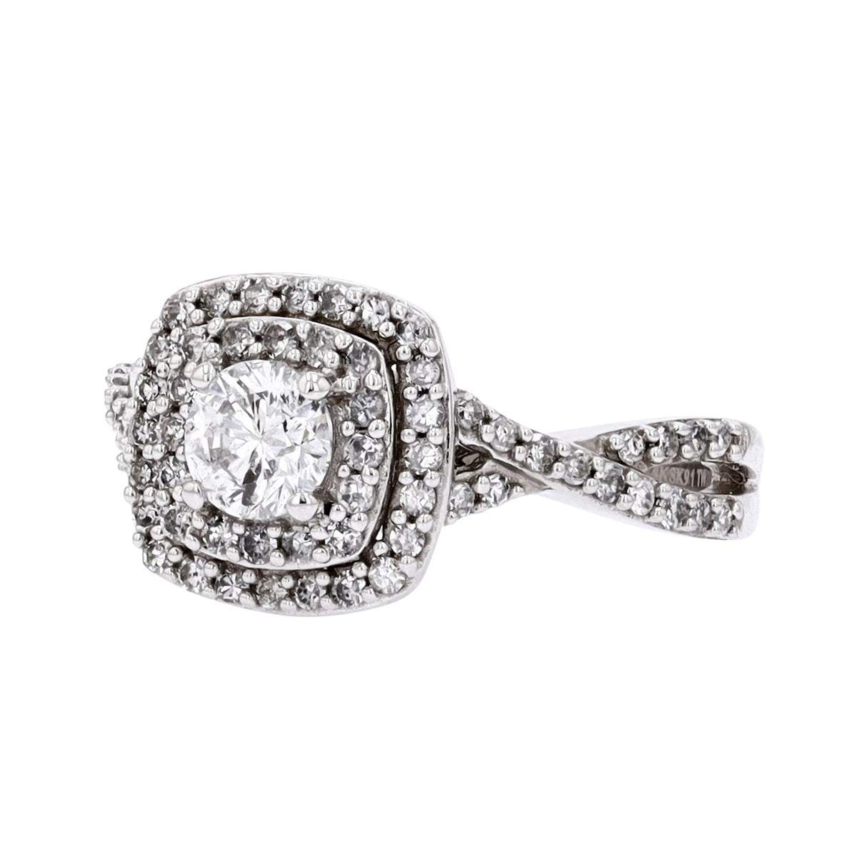 14K WG 1/2 CTR Engagement Ring