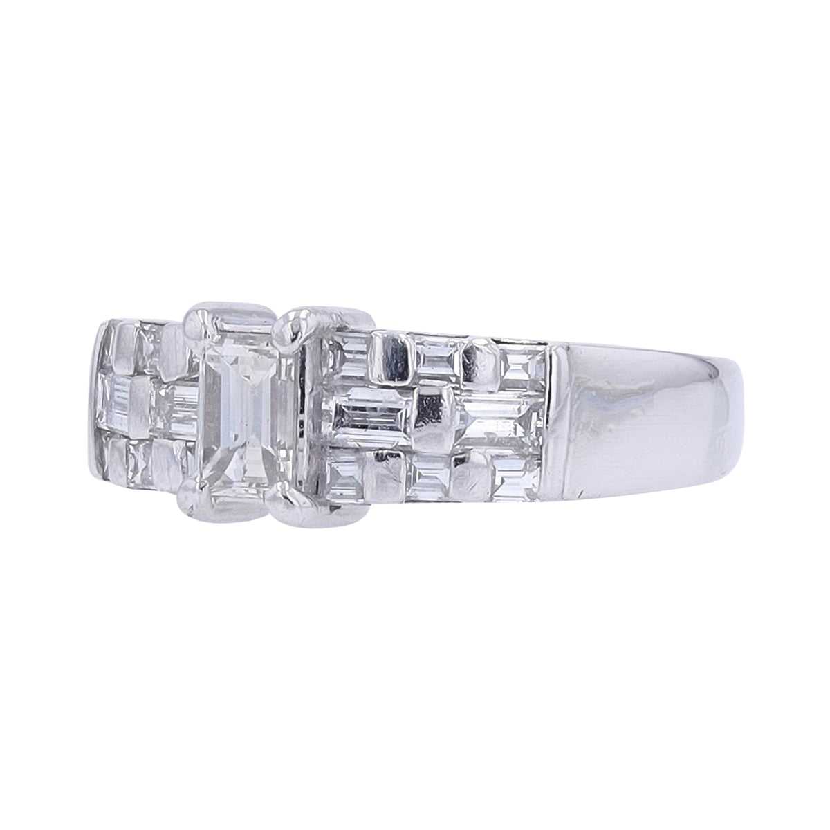 PT900 1.06 CT Diamond Engagement Ring