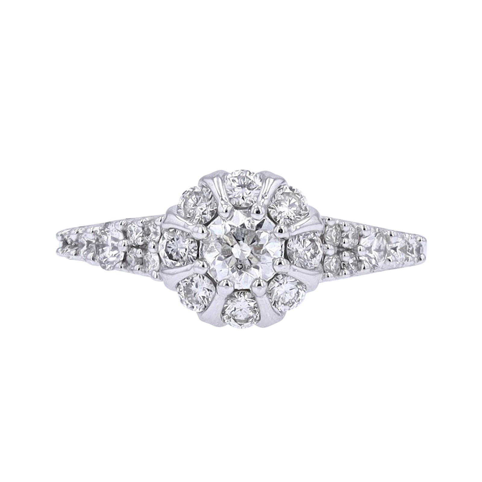 10K WG 1/3 CTR Diamond Engagement Ring