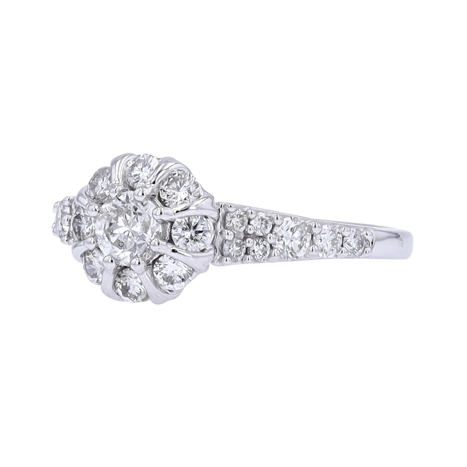 10K WG 1/3 CTR Diamond Engagement Ring