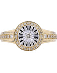 10K TT Diamond Miracle Set Ring