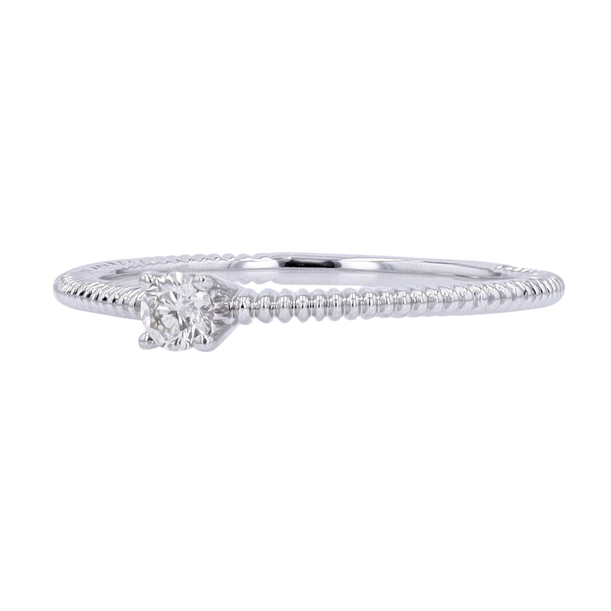 14K Diamond Solitaire Ring<p><strong>More Colors Available</p></strong>