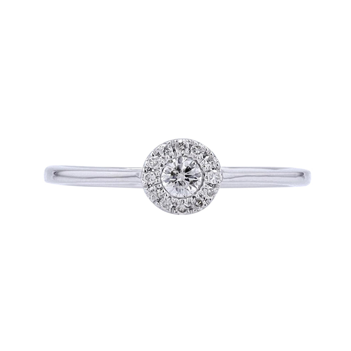 14K Halo Engagement Ring<p><strong>More Colors Available</p></strong>