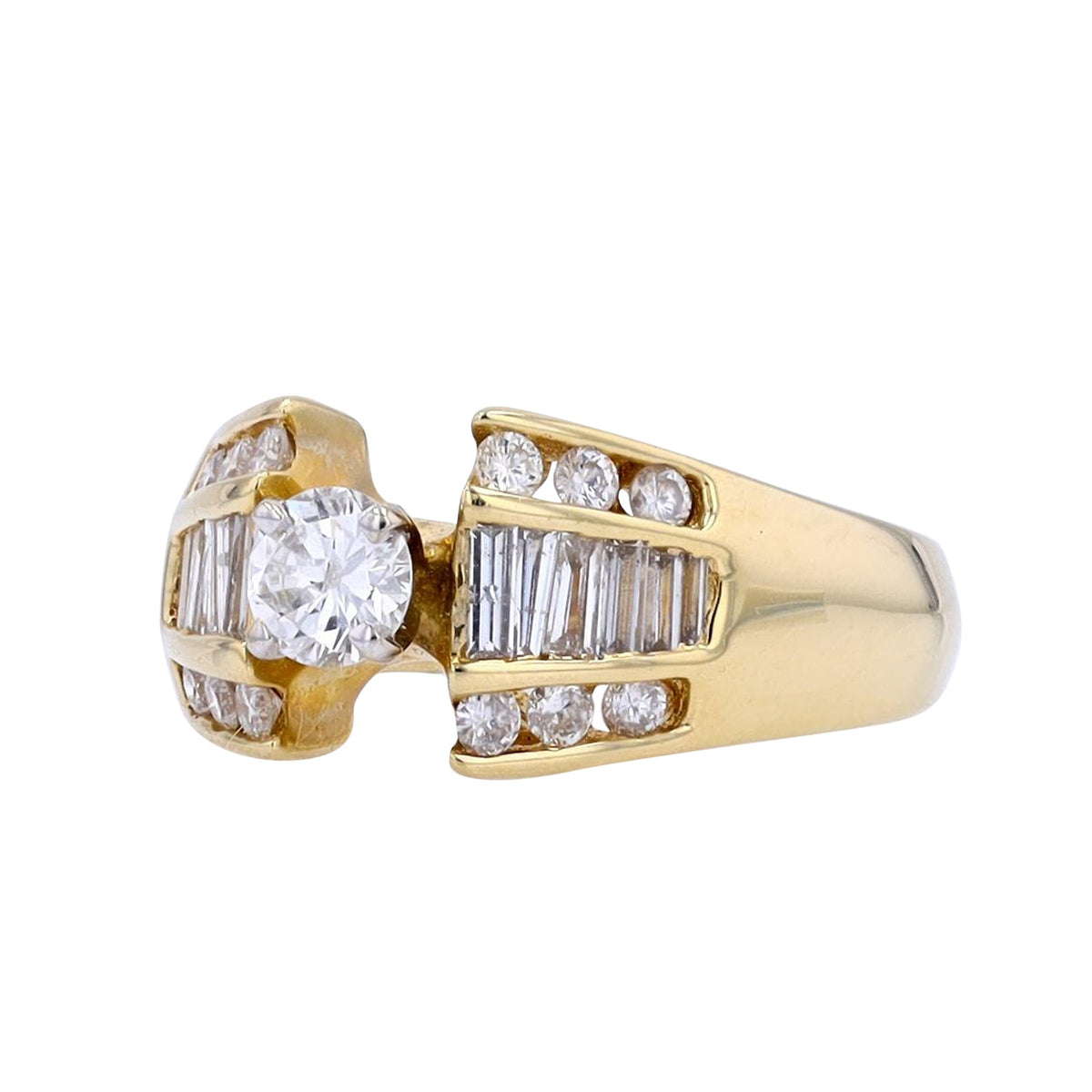 14K YG 0.35 CTR Engagement Ring