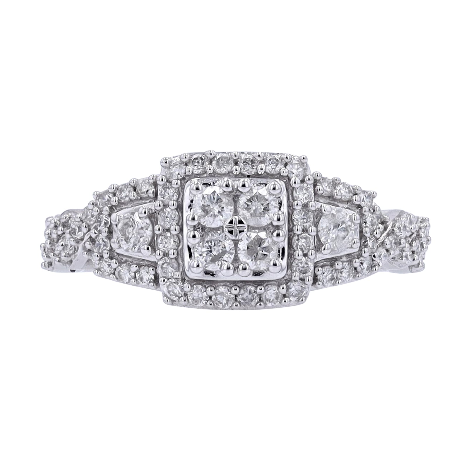 14K WG Simply Vera By Vera Wang .63 CTW Diamond Engagement Ring