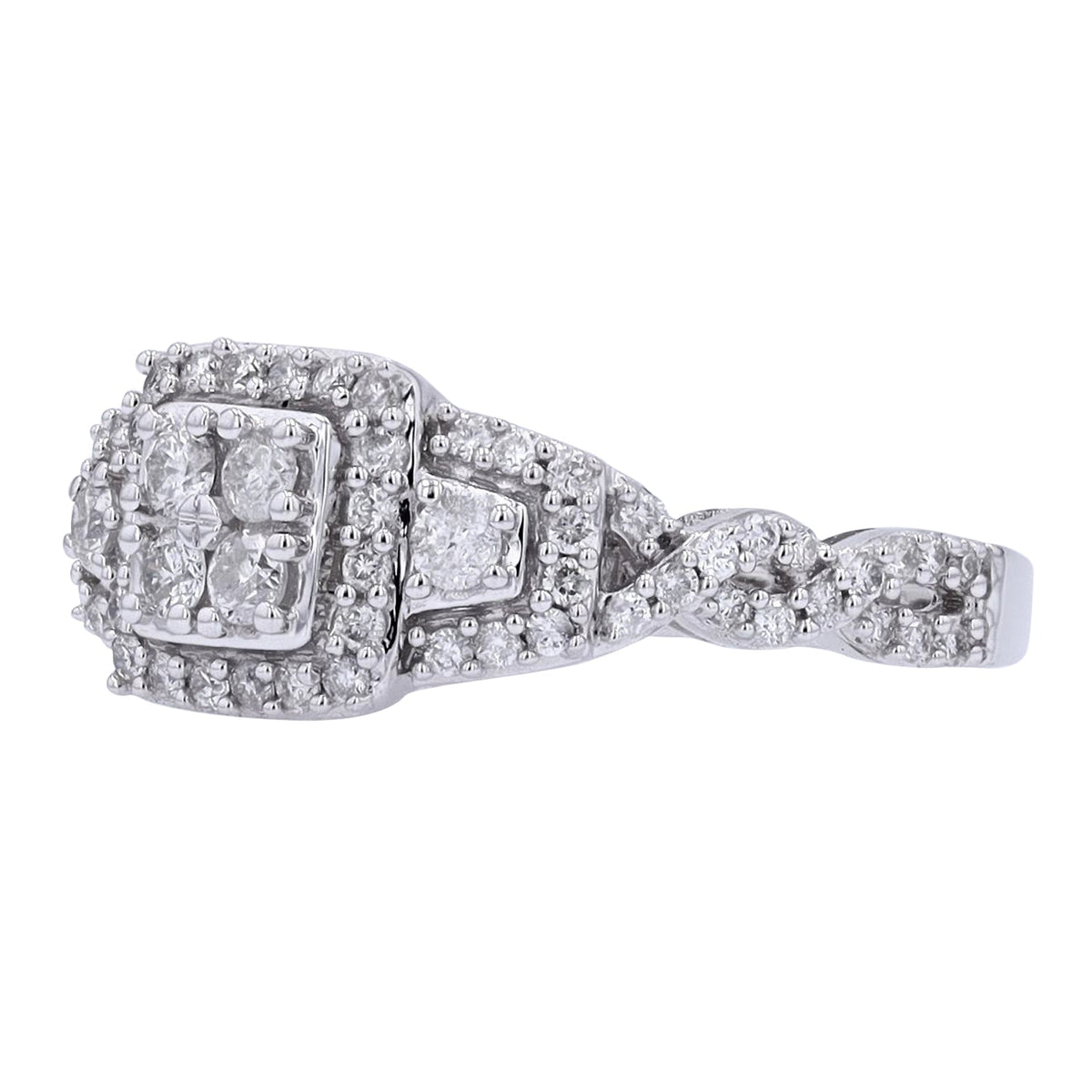 14K WG Simply Vera By Vera Wang .63 CTW Diamond Engagement Ring